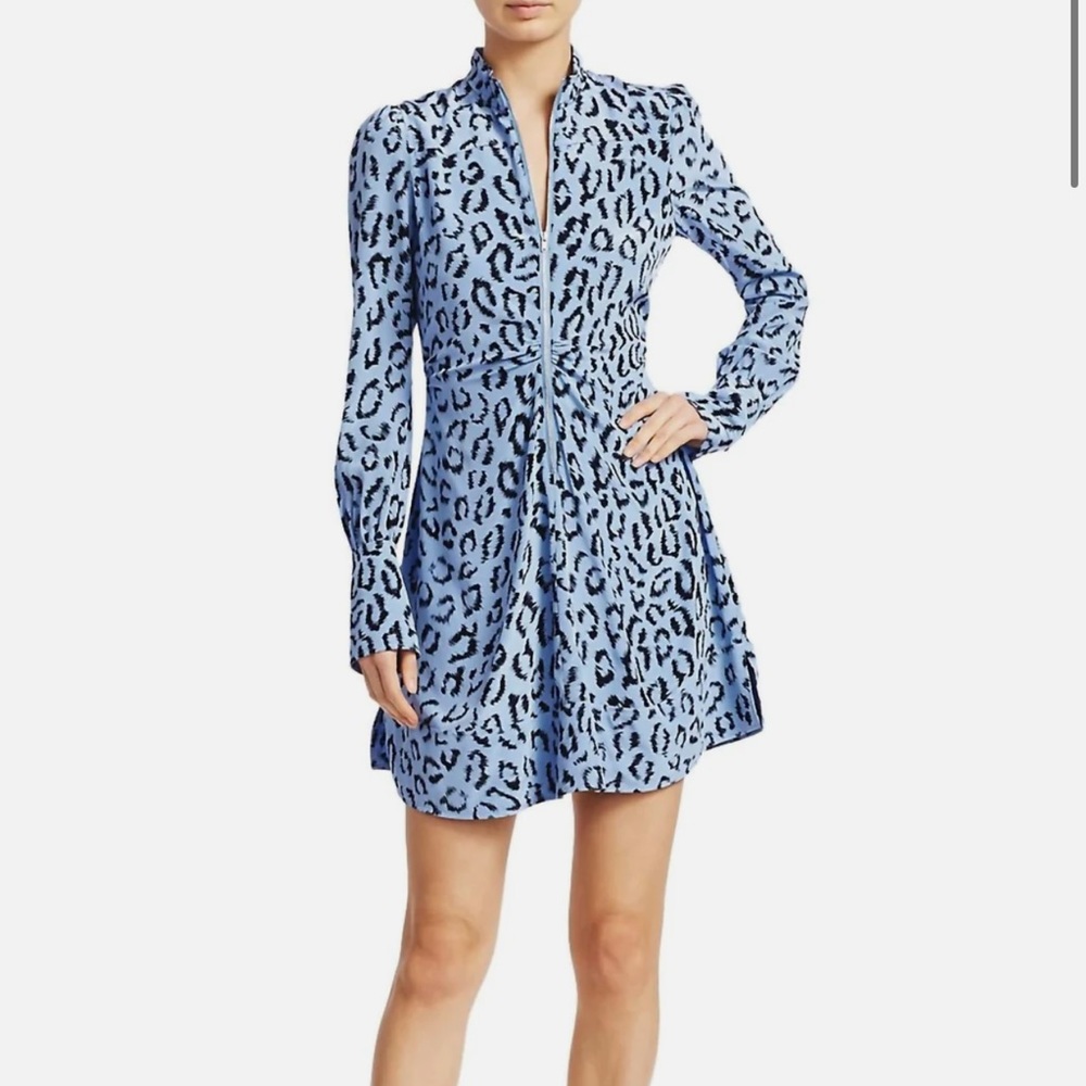 A.L.C Marcella Leopard Print Dress